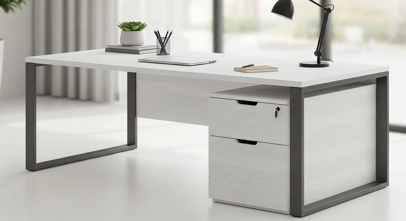 Desain Minimalis Industrial dengan Sentuhan Putih yang Elegan