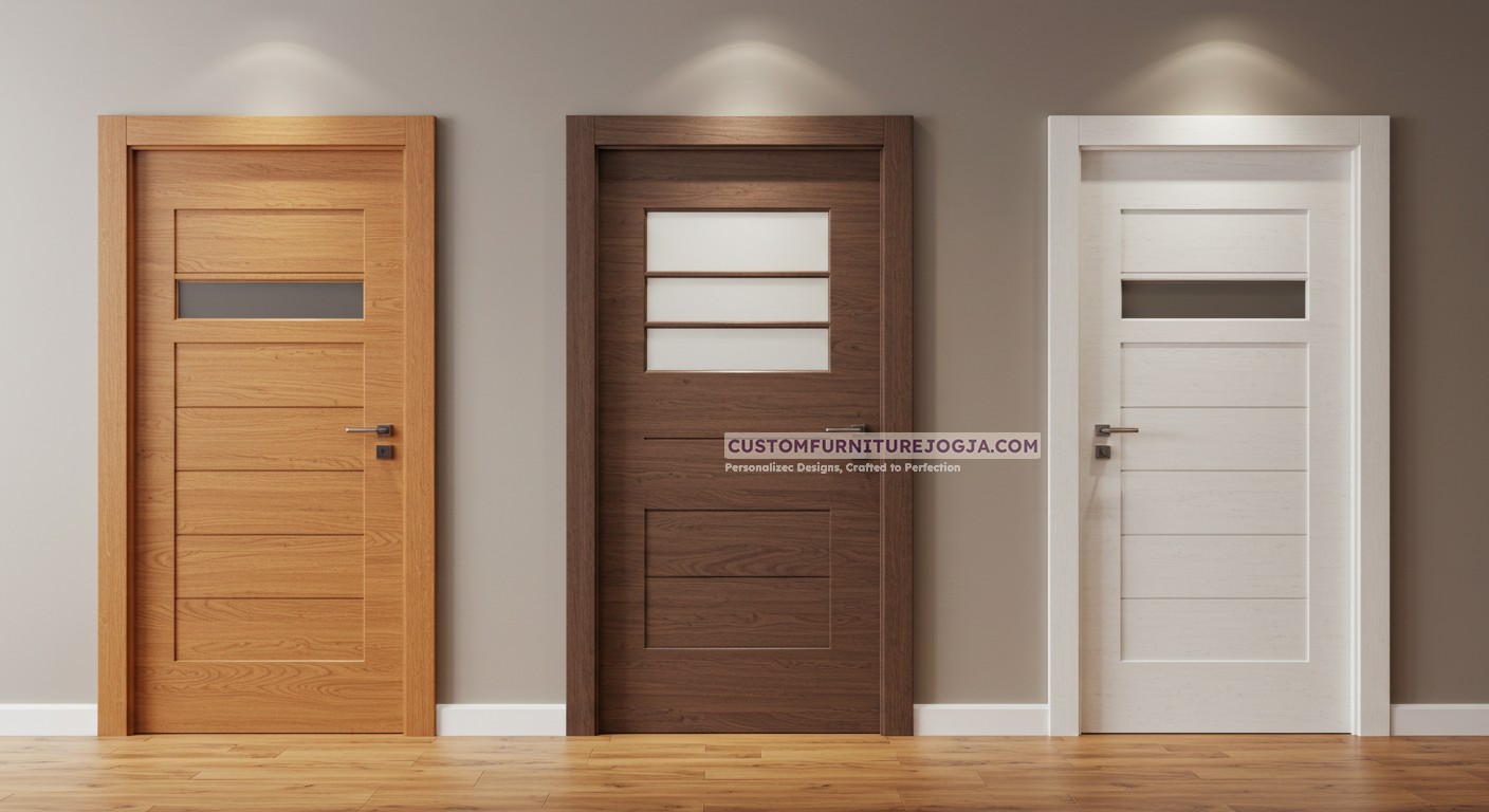 Jasa pembuatan daun pintu custom custom berkualitas di Jogja